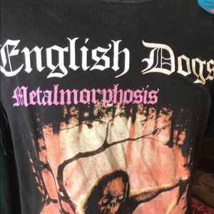Shirts - Punk English Dogs Tour T Shirt Shirts - Punk English Dogs Tour T Shirt
